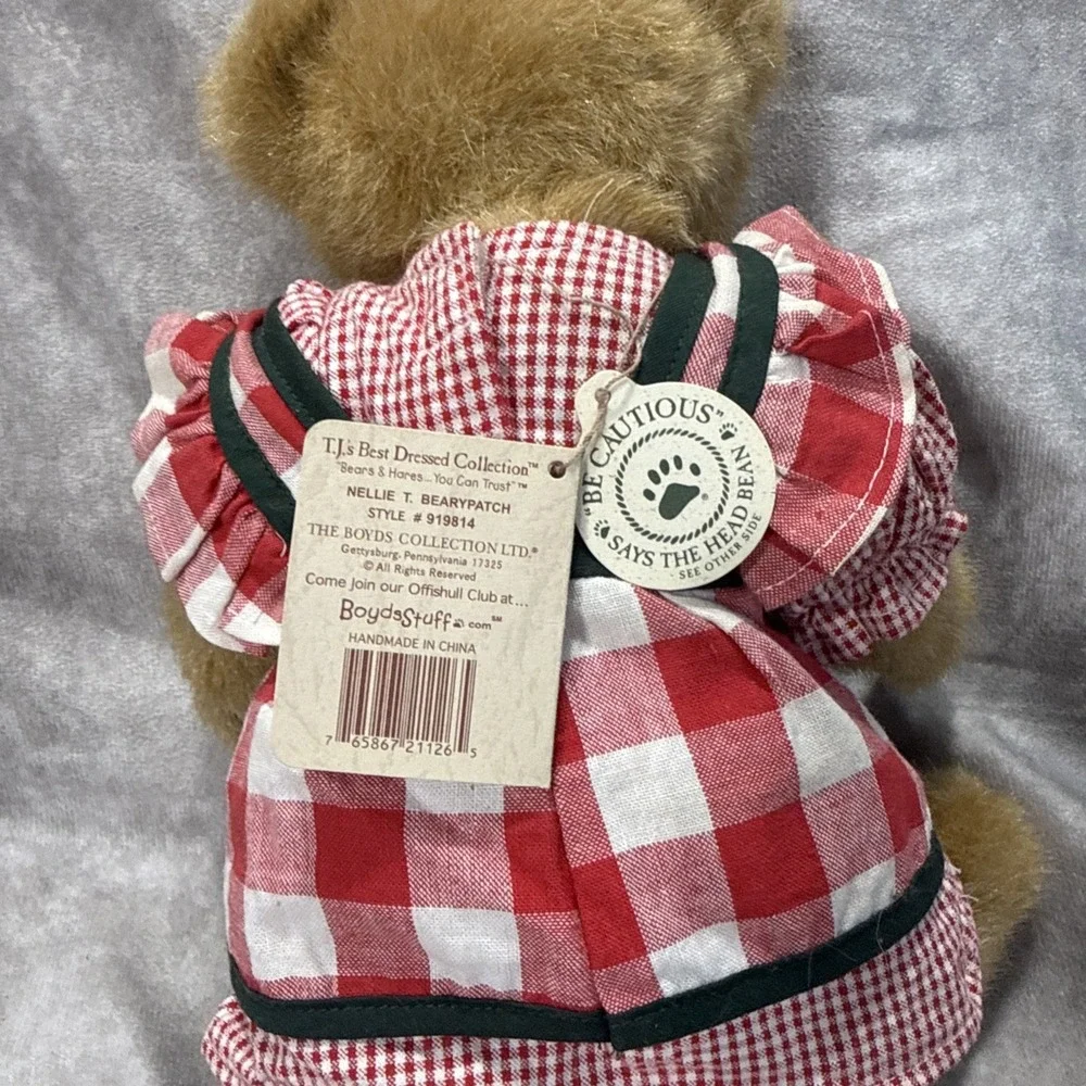 Vintage Boyds Bears Nellie T. Bearypatch, Paw Dealer Exclusive 2002 Retired Rare